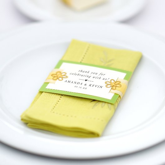 Klassieke bedankjes voor uw trouwdag rubberstempel