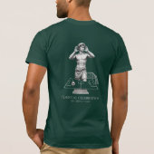 Klassieke Beeld Voetbal Viering Kunst T-shirt (Achterkant)