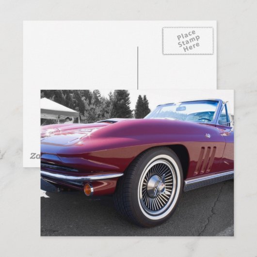 Klassieke beeldstraal briefkaart (Voorkant / Achterkant)