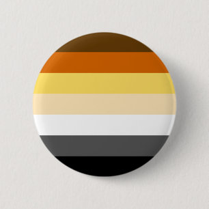Klassieke Beer Pride Flag Ronde Button 5,7 Cm