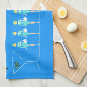 Klassieke, begeleidende keukenhanddoek (Quarter Fold)