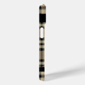 Klassieke Beige en Zwart geruite iPhone / iPad hoe Case-Mate iPhone Case (Achterkant / Rechts)