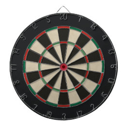 Klassieke beige en zwarte dartboard dartbord
