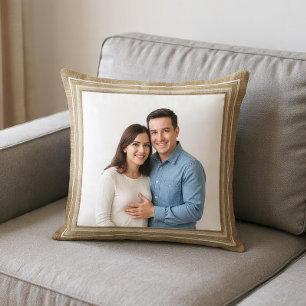 Klassieke Beige Fotolijst Kussen