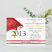 Klassieke bekendmaking Afstuderen van legant/uitno Kaart (Staand voorkant)