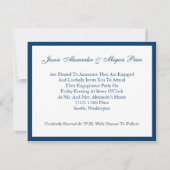 Klassieke bekendmaking Verloving Kaart (Voorkant)