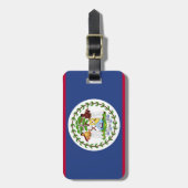 Klassieke Belize vlag Bagagelabel (Voorkant verticaal)