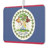 Klassieke Belize vlag Luchtverfrisser (Links)