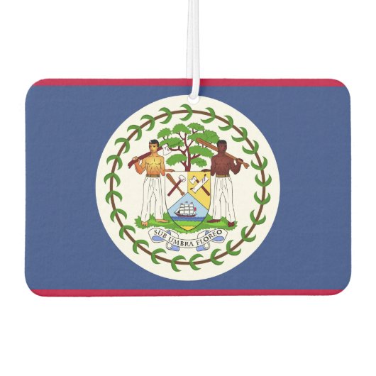 Klassieke Belize vlag Luchtverfrisser (Voorkant)