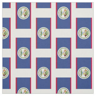 Klassieke Belize vlag Stof