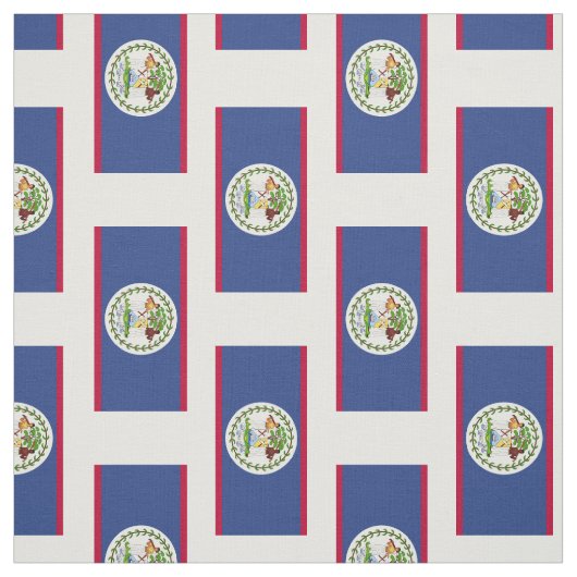 Klassieke Belize vlag Stof (Swatch)