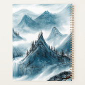 Klassieke bergen die Inspirerend citaat 3 R schild Planner (Achterkant)