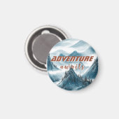 Klassieke bergen die Inspirerend citaat schilderen Magneet (Voorkant / Achterkant)