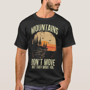 Klassieke Bergen Retro Avontuur T-shirt