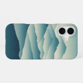 Klassieke bergketens iPhone 16 hoesje (Achterkant horizontaal)