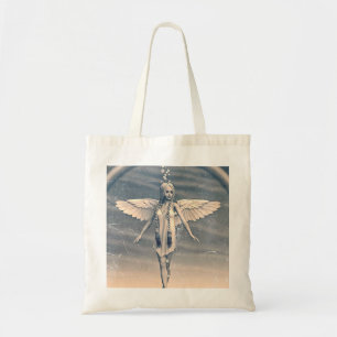 Klassieke Beschermengel Regenboog Kunst Tote Bag