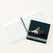 Klassieke besneeuwde bergen EMMERLIJST Maatwerk Notitieboek (Binnen)