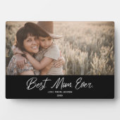 Klassieke beste mam ooit Single Photo Plaque Fotoplaat (voorkant)