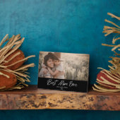 Klassieke beste mam ooit Single Photo Plaque Fotoplaat (Zijkant)