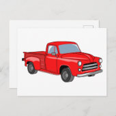 Klassieke bestelwagen briefkaart (Voorkant / Achterkant)