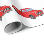 Klassieke bestelwagen cadeaupapier (Rol Hoek)