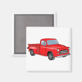 Klassieke bestelwagen magneet (Voorkant / Achterkant)