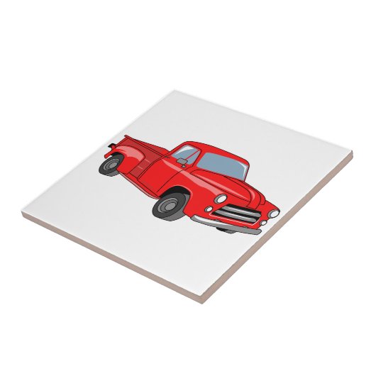 Klassieke bestelwagen tegeltje (Zijkant)