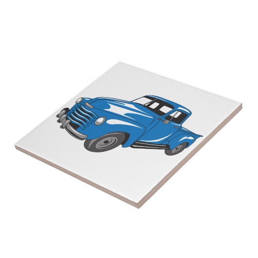 Klassieke bestelwagen tegeltje (Zijkant)