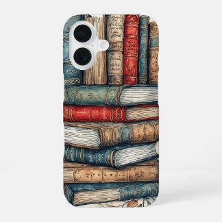 Klassieke bibliotheekplank iPhone 16 hoesje