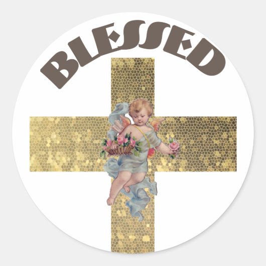 Klassieke bijbelSticker Ronde Sticker (Voorkant)