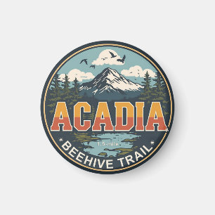 Klassieke bijenkorf trail Acadia National Park cad Magneet