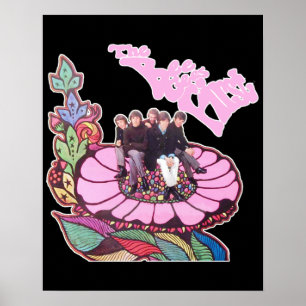 Klassieke bijennetten van 1970 poster