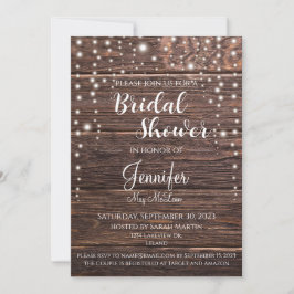 Klassieke bijtende bridal Shower-uitnodiging Kaart