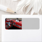 Klassieke binnenkant van de auto etiket (Insitu)