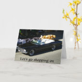 KLASSIEKE BIRTHDAY-GROETING KAART (Gele Bloem)