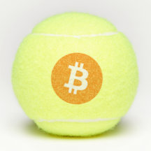 Klassieke bitmunt logo tennisballen