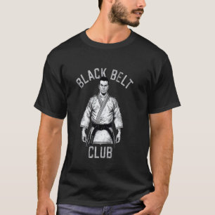 Klassieke Black Belt Club Vintage Karate Taekwondo T-shirt