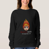 Klassieke Black Blazing Minds Official Sweatshirt (Voorkant)