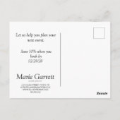 Klassieke Black Stripes Business Briefkaart (Achterkant)