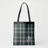 Klassieke Black Watch Dress Pset Monogramed Tote Bag (Voorkant)