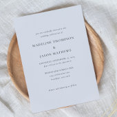 Klassieke  Black White Wedding Kaart