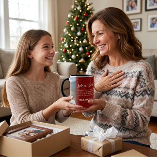 Klassieke Bladeren Christelijke Geschenken voor Vr Mok