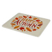klassieke bladeren & Happy Autumn Snijplank (Hoek)