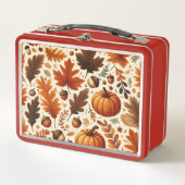 klassieke bladeren/pompoenen/eikels Herfst (Voorkant)