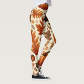 klassieke bladeren/pompoenen/eikels Herfst Leggings (Rechts)