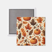 klassieke bladeren/pompoenen/eikels Herfst Magneet (Voorkant / Achterkant)
