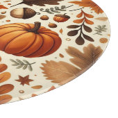 klassieke bladeren/pompoenen/eikels Herfst Snijplank (Hoek)