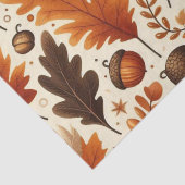 klassieke bladeren/pompoenen/eikels Herfst Tissuepapier (Detail)
