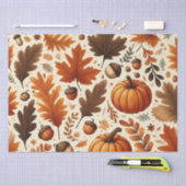 klassieke bladeren/pompoenen/eikels Herfst Tissuepapier (Craft)