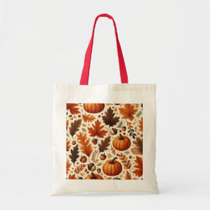 klassieke bladeren/pompoenen/eikels Herfst Tote Bag